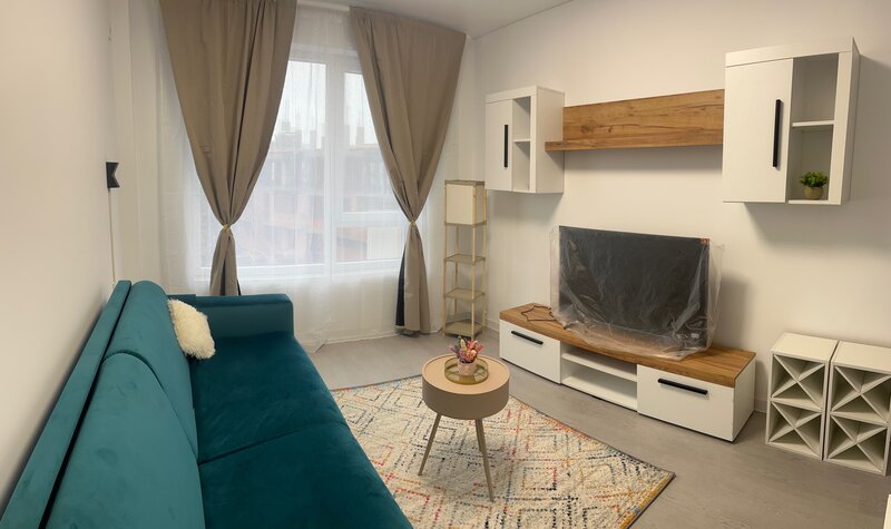 Garsoniera Hamilton Residence, mobilata si utilata modern, totul nou